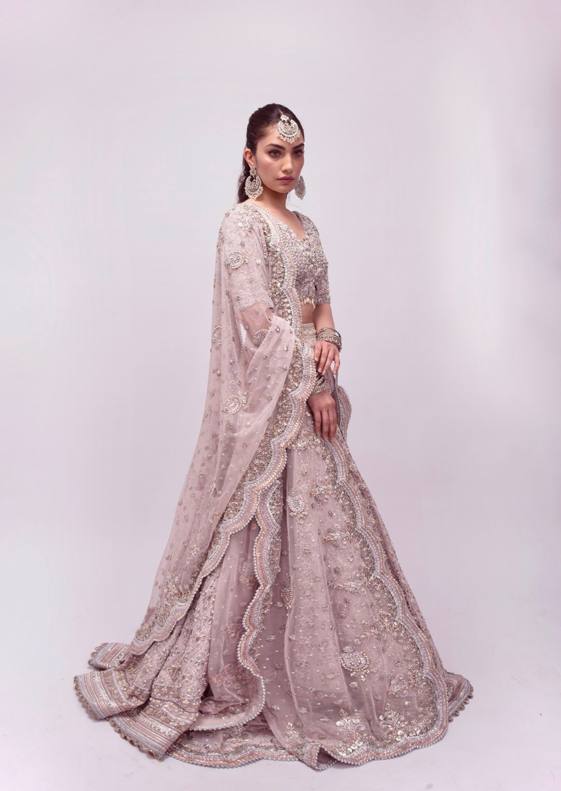 Serena Lilac Lehenga Set