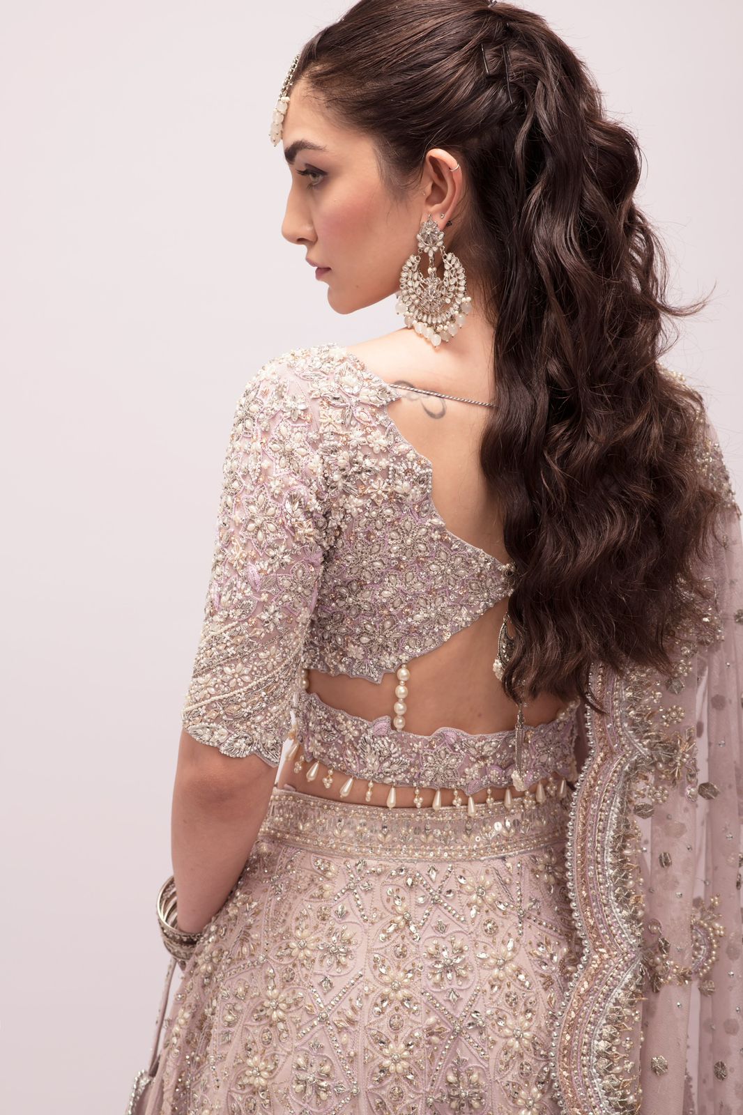 Serena Lilac Lehenga Set