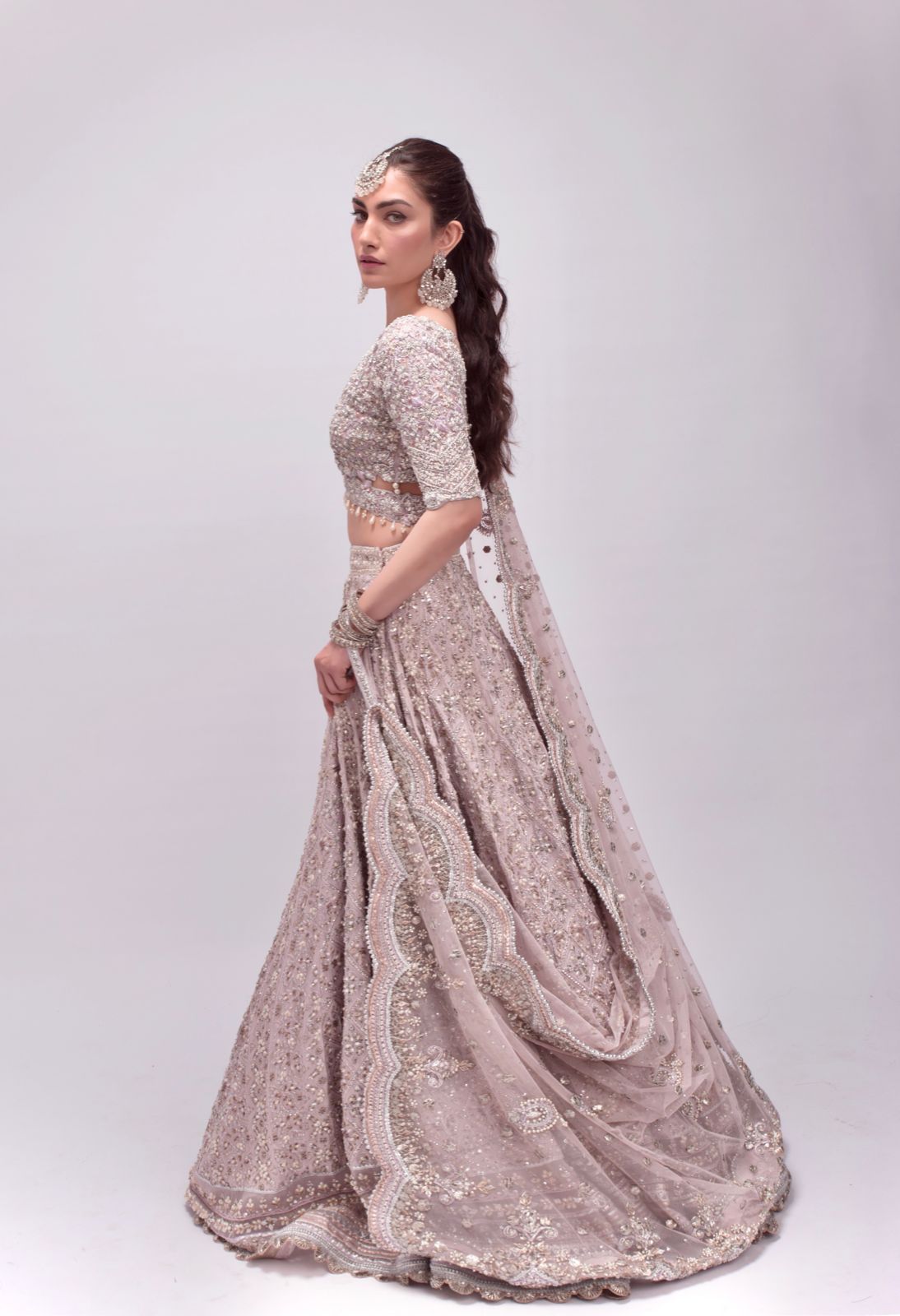 Serena Lilac Lehenga Set