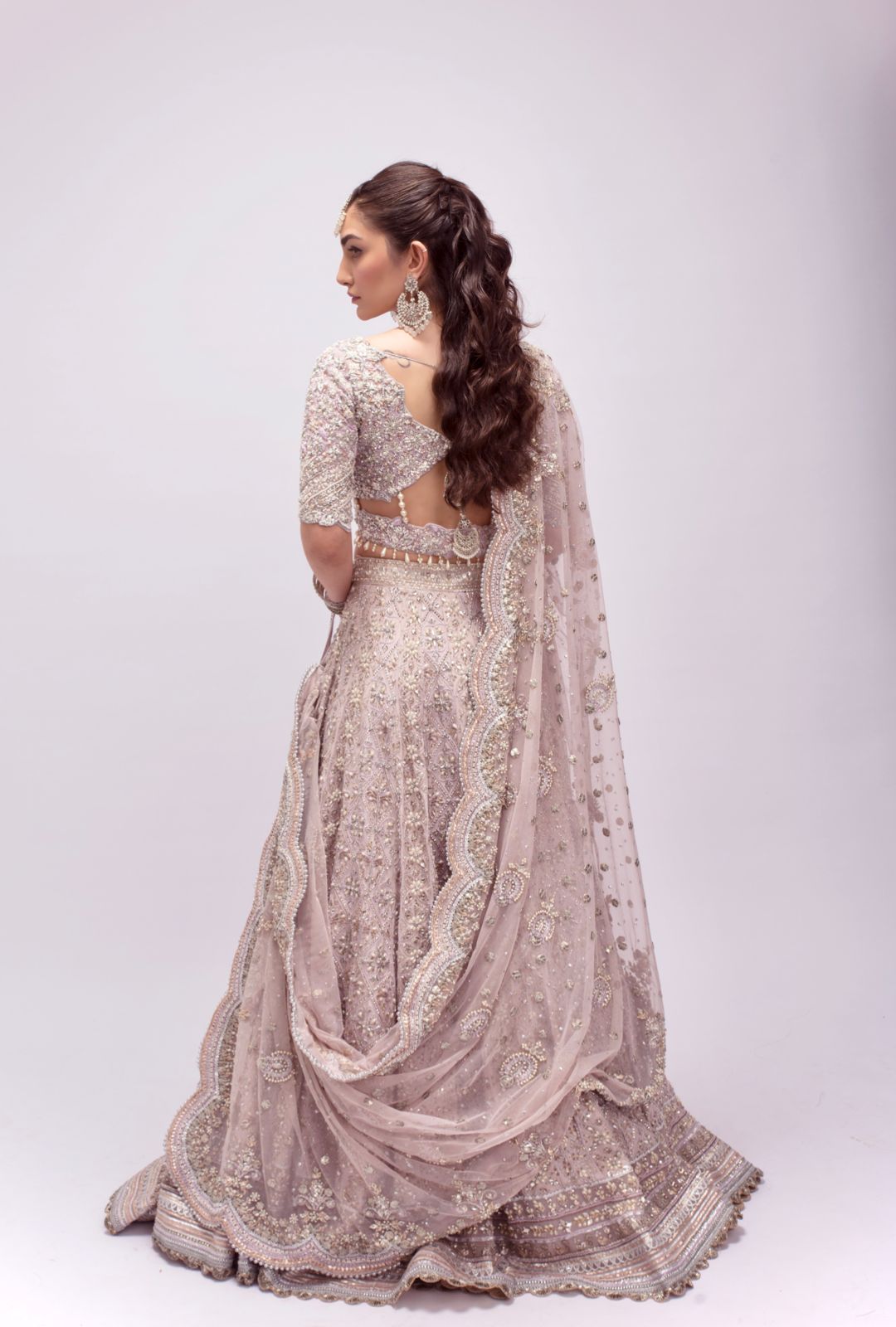 Serena Lilac Lehenga Set