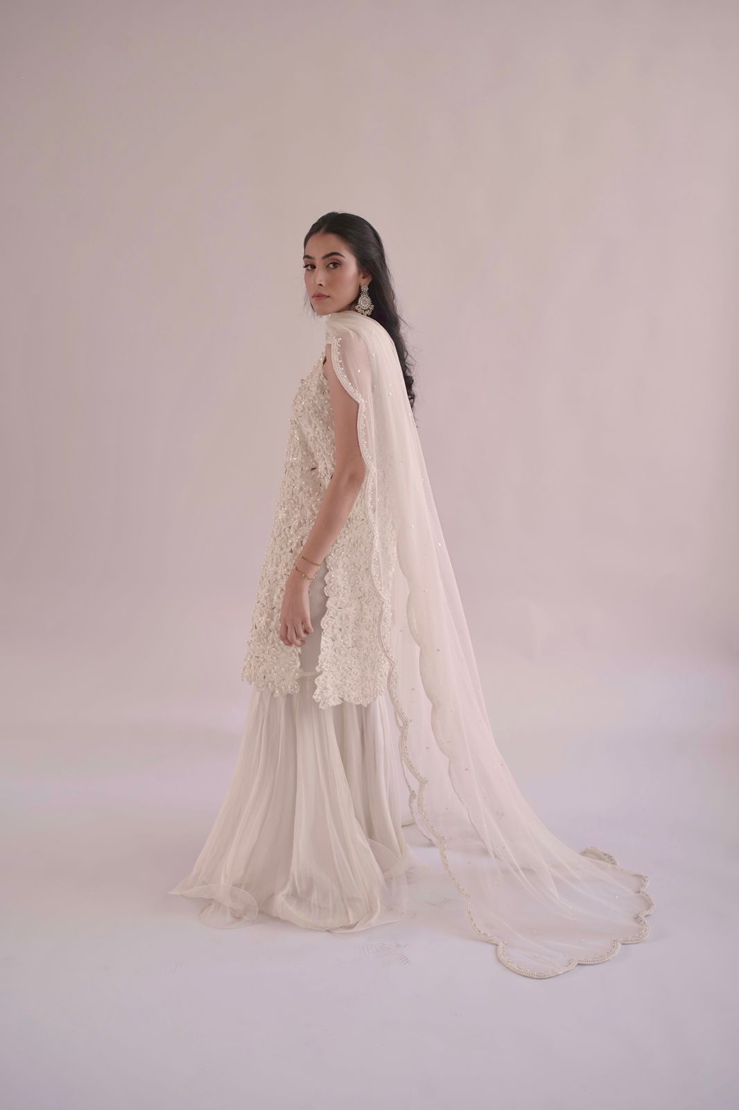 Yasmin Jacket with Gharara Pants