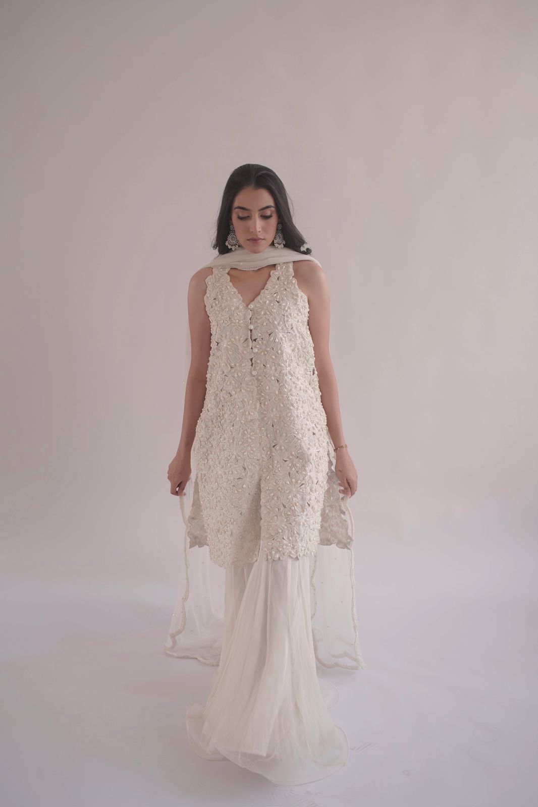 Yasmin Jacket with Gharara Pants