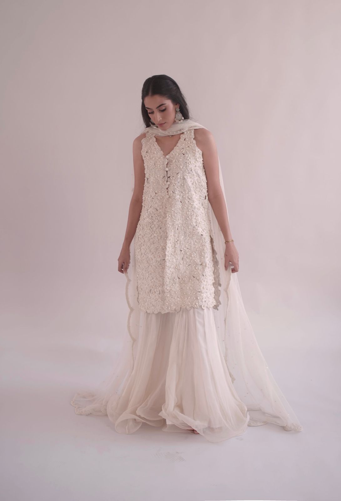 Yasmin Jacket with Gharara Pants