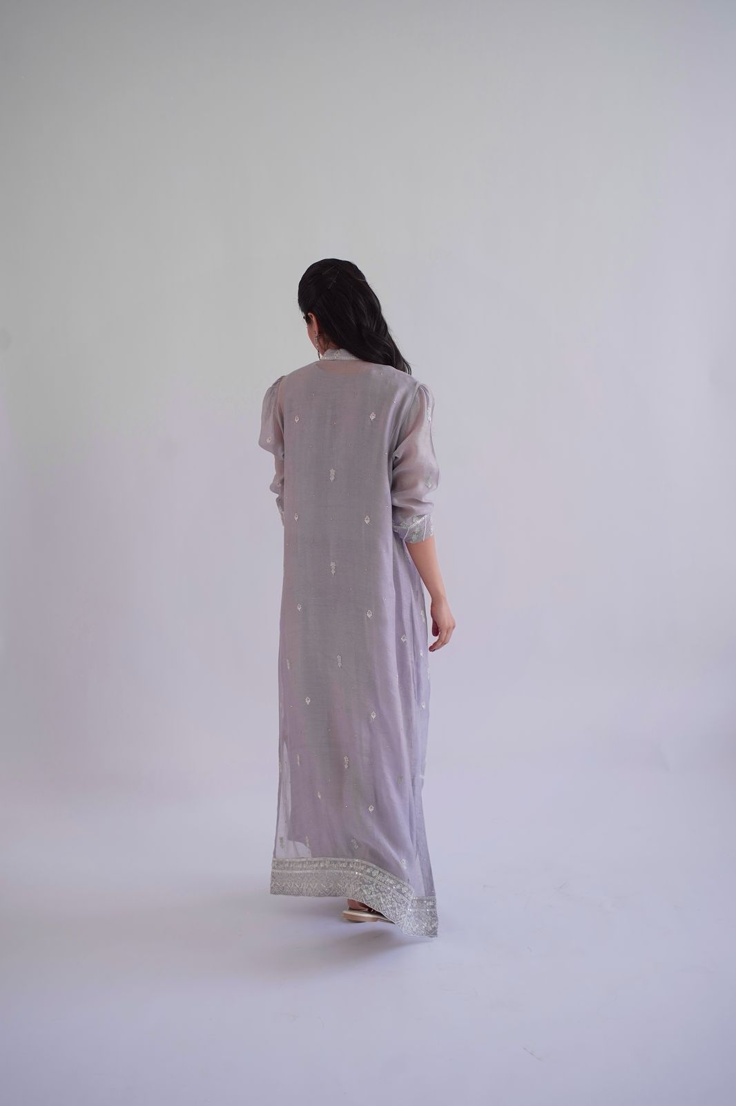 Freya Lavender Kaftan Style Kurti