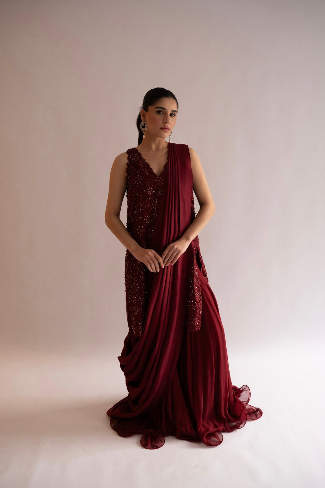 Yasmin Maroon Set