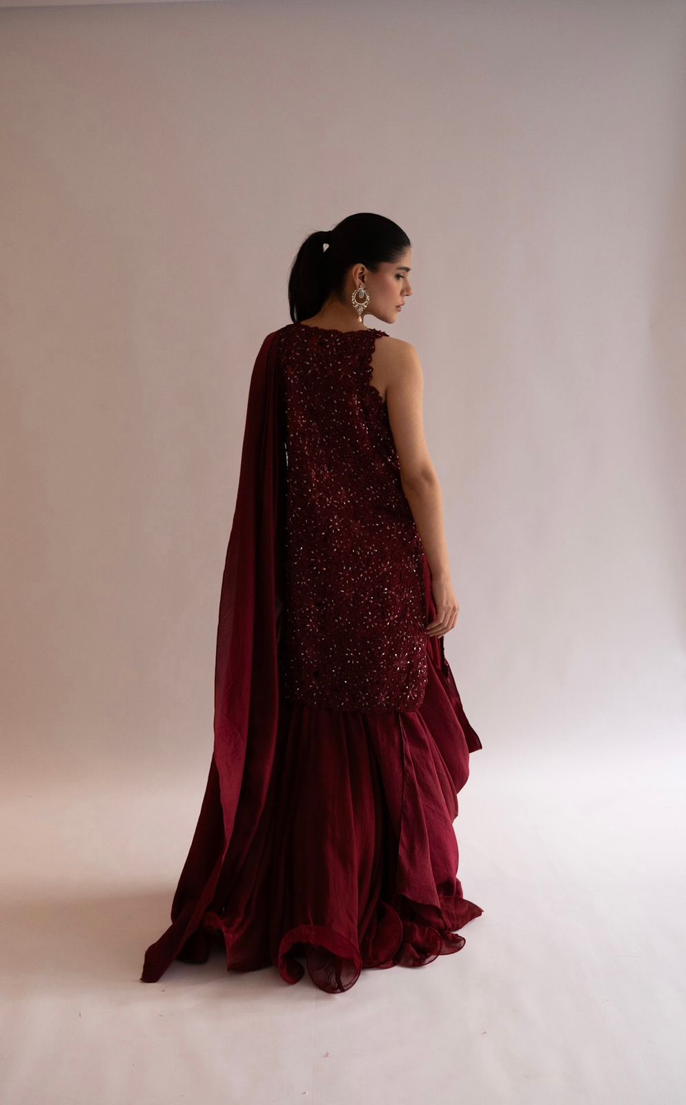 Yasmin Maroon Set