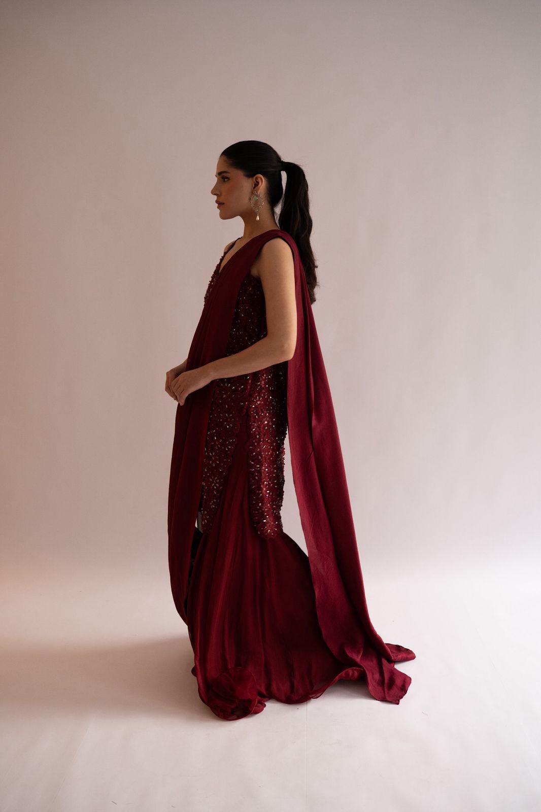 Yasmin Maroon Set