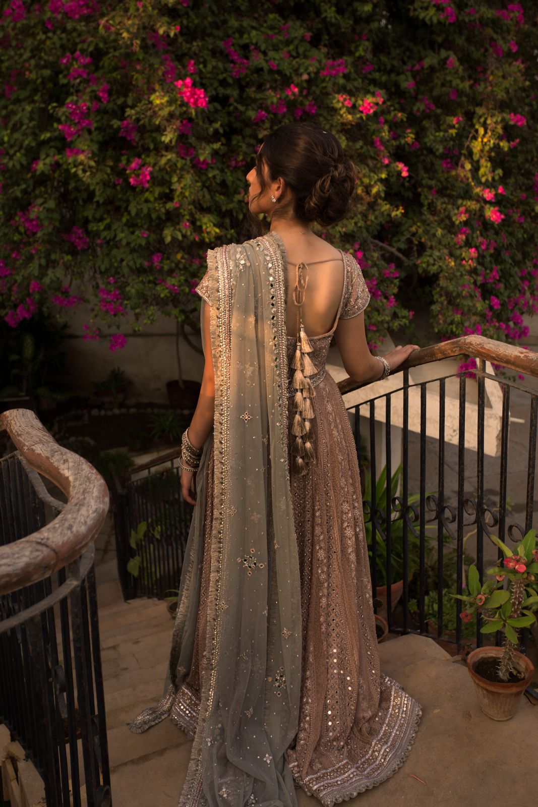 Parishay Dusky Chikankari Lehenga