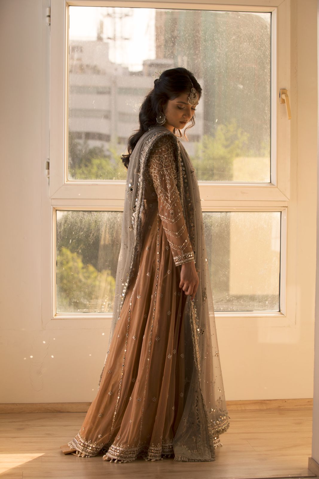 Parishay Dusky Pink Peshwas