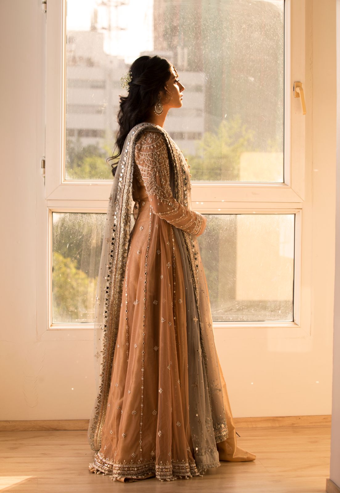 Parishay Dusky Pink Peshwas