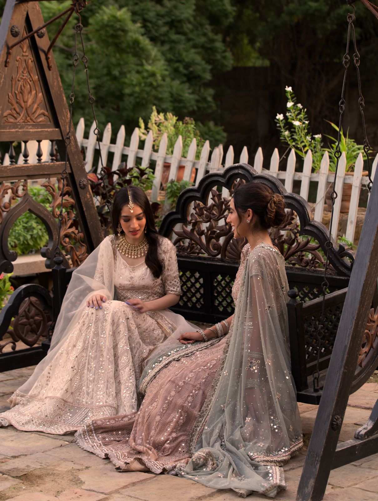 Parishay White Chikankari Lehenga Choli