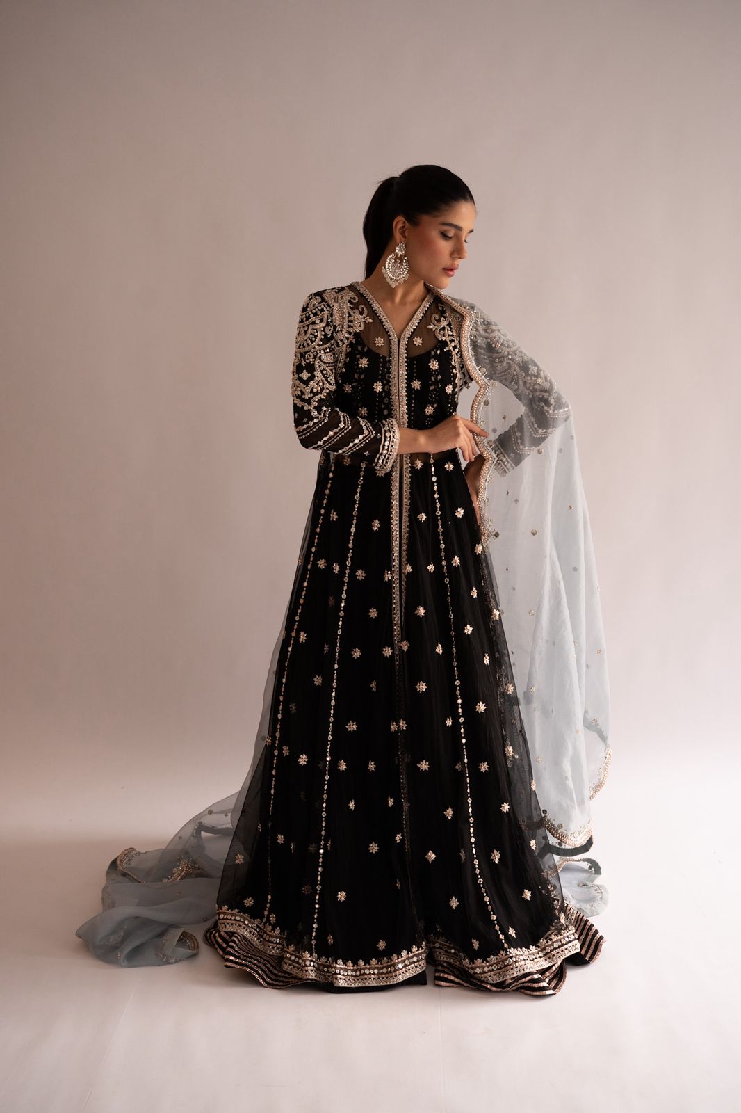 Black Parishay Peshwas Set