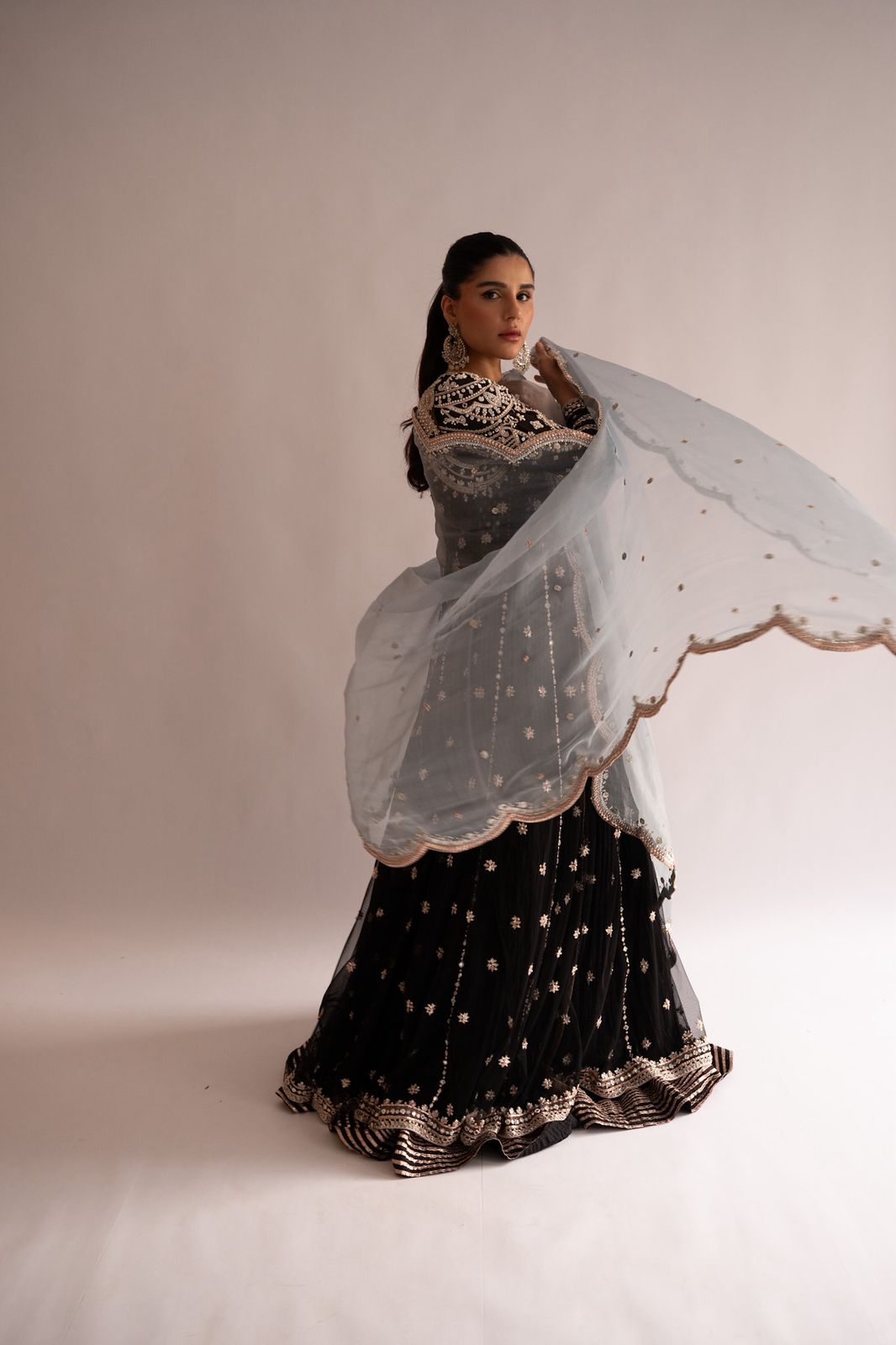 Black Parishay Peshwas Set