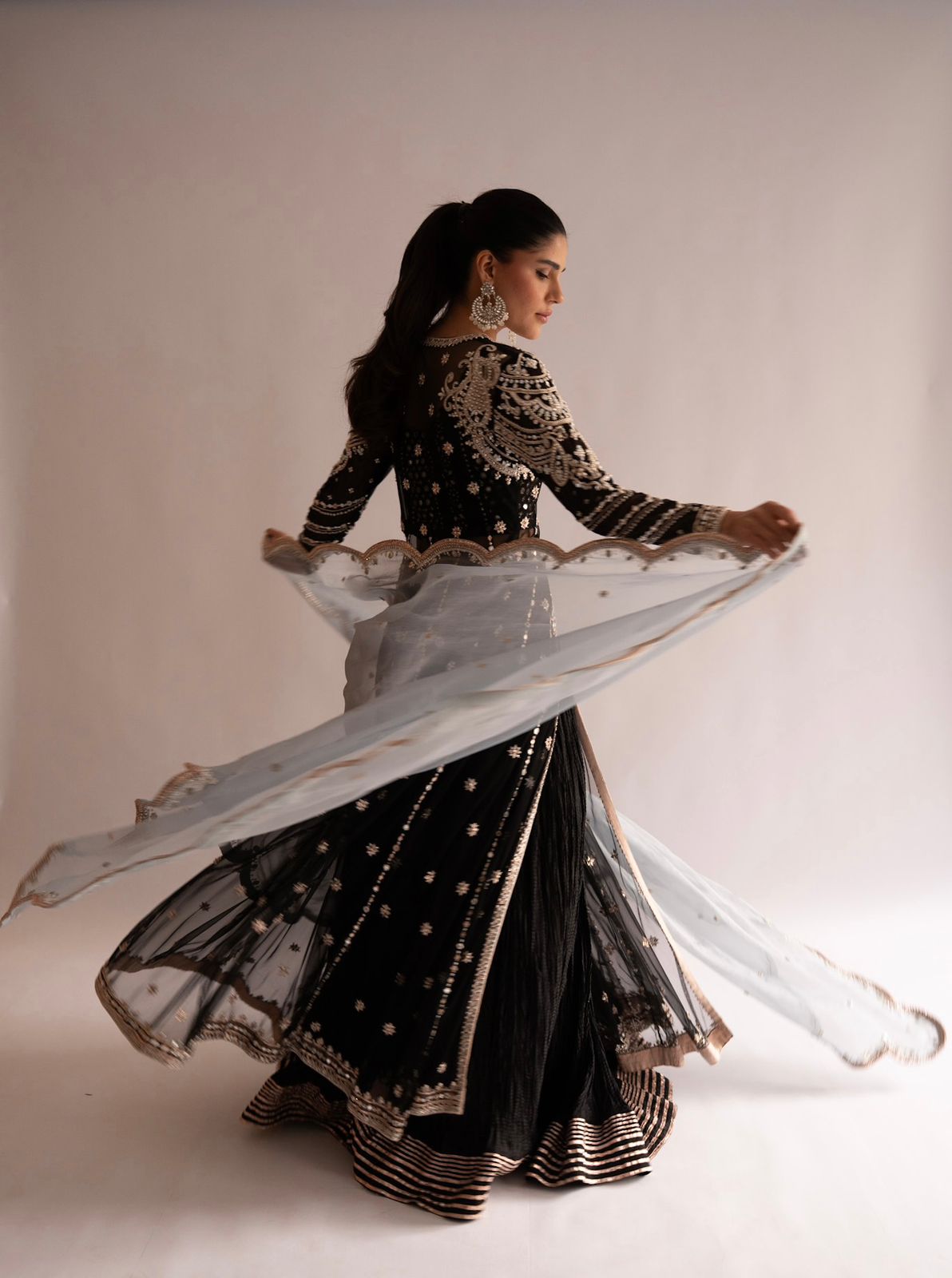 Black Parishay Peshwas Set