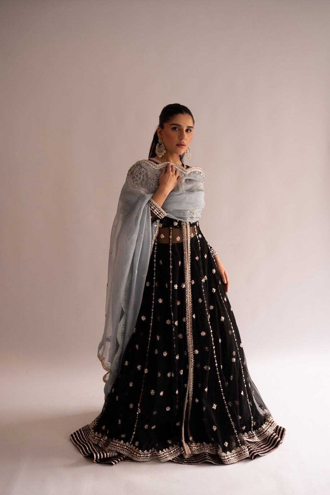 Black Parishay Peshwas Set
