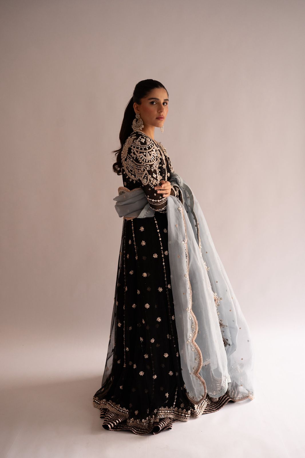 Black Parishay Peshwas Set